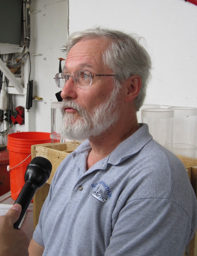 Chief Scientist Ian Hartwell of NOAA