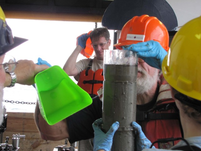 Processing a sediment sample